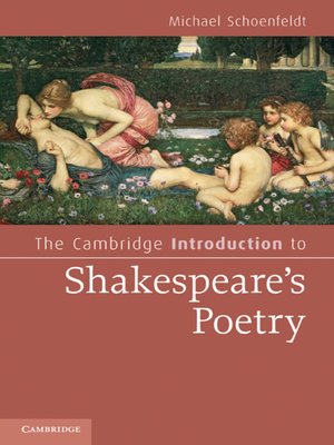 cover image of The Cambridge Introduction to Shakespeare's Poetry